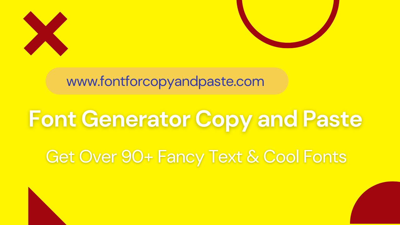 Font Generator Copy and Paste
